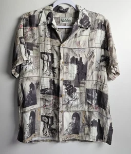 Wacko Maria Men's Aloha Shirt BDSM Style Casual Summer Bondage Illistration - Picture 1 of 16