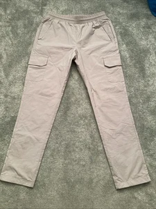 Pantaloni cargo ARNE uomo (S) taglia W30” L30” marrone medio poli con tasche zip - Foto 1 di 13