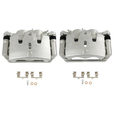 For 2014-2019 Acura MDX 16-19 Honda Pilot Front Brake Calipers w/ Bracket Pair - Image 1 of 4