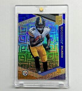 2019 Diontae Johnson Donruss Elite Blue Rookie /10 Steelers Panthers