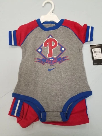 *NEW* MLB Philadelphia Phillies Unisex Short Set Size 12m, 18m Baseball Cover