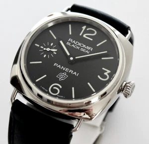 PANERAI watch, RADIOMIR BLACK SEAL PAM00380 45mm Box & Papers, NEW PANERAI STRAP - Picture 1 of 13