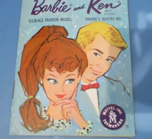 Variation 1962 Barbie Ken Doll Fashion Catalog Booklet Rare Mattel - Picture 1 of 21