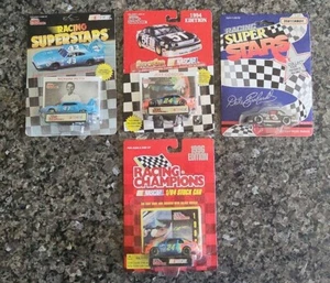 Racing Champions Nascar Die Cast Lot Of 4 Jeff Gordon Dale Earnhardt Richard P  - Picture 1 of 12