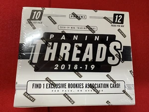 2018-19 PANINI THREADS BASKETBALL FACTORY SEALED 12 PACK BOX - Picture 1 of 6