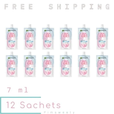 12 Sachets X 7 ml Garnier Sakura Glow Ceramide Water-Gel Radiant Skin's Barrier - Imagem 1 de 4