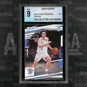 2021-22 Panini Chronicles Prestige #75 Josh Giddey RC OKC Thunder PSGA 9 IN PERFETTE CONDIZIONI - Foto 1 di 3