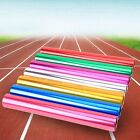 Lot de 7 bâtons de course relais en différentes couleurs pour sports d'athlét
