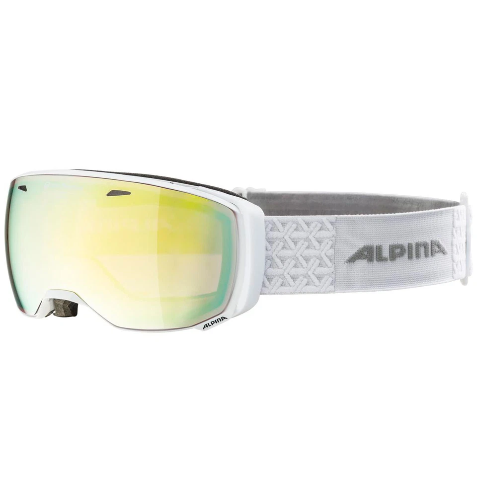 Unisex Skibrille ALPINA ESTETICA QV weiß B-WARE