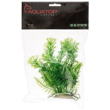 Aquatop Cabomba Plant Green 6" Tall Aquarium Decoration with Weighted Base