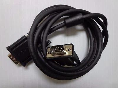 RadioShack 6' SVGA Monitor Cable GoldPlated M/M Contacts Ferrite Coil Filter -10 - Image 1 of 3