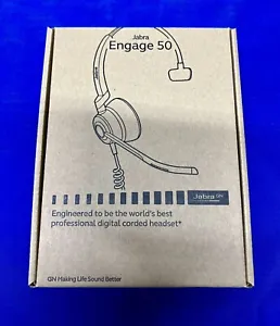 5x NEW Jabra Engage 50 HSC080 Corded Mono Headset USB-C 5093-610-189 - Picture 1 of 9