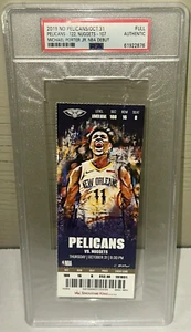 Michael Porter Jr NBA Debut Full Season Pelicans Ticket Stub PSA Authentic 2019 - Picture 1 of 6