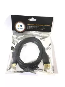 Cable Matters DisplayPort auf DP Stecker Thunderbolt Adapterkabel HD PC Mac - Neu - Bild 1 von 3