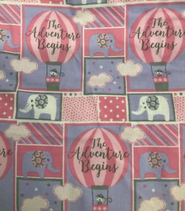 JOANN FABRICS - THE ADVENTURE BEGINS COTTON FLANNEL--2 1/2 YARDS - Picture 1 of 4