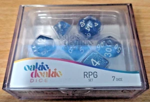 Juego de 7 dados moteados Oakie Doakie (totalmente nuevo) - Imagen 1 de 1