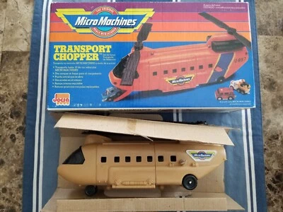 MICRO MACHINES BEIGE TRANSPORT CHOPPER JOCSA ARGENTINA RARE - PLAYSET JOESCURIOS - Image 1 of 4