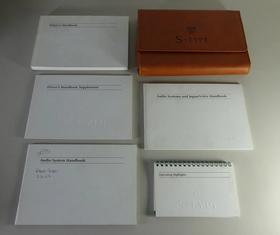 Cartera + Manual/Owner ´S Manual JAGUAR S-TYPE From 2002 - Imagen 1 de 1