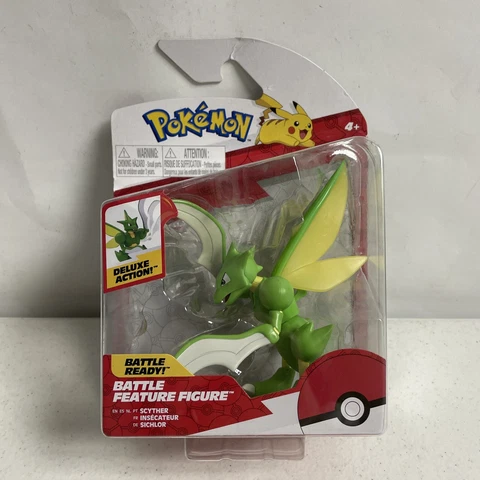 Jazwares Pokemon Battle Feature Figure Scyther Figure New In Open Packaging Cover