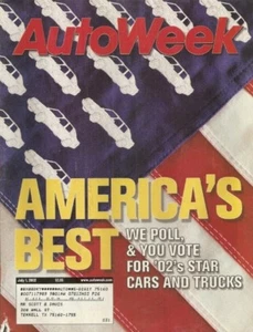 AUTOWEEK 2002 JULY 01 - GZ-20 GOODYEAR BLIMP, DEUCE, SVT FOCUS, LTZ, WRX - Imagen 1 de 1