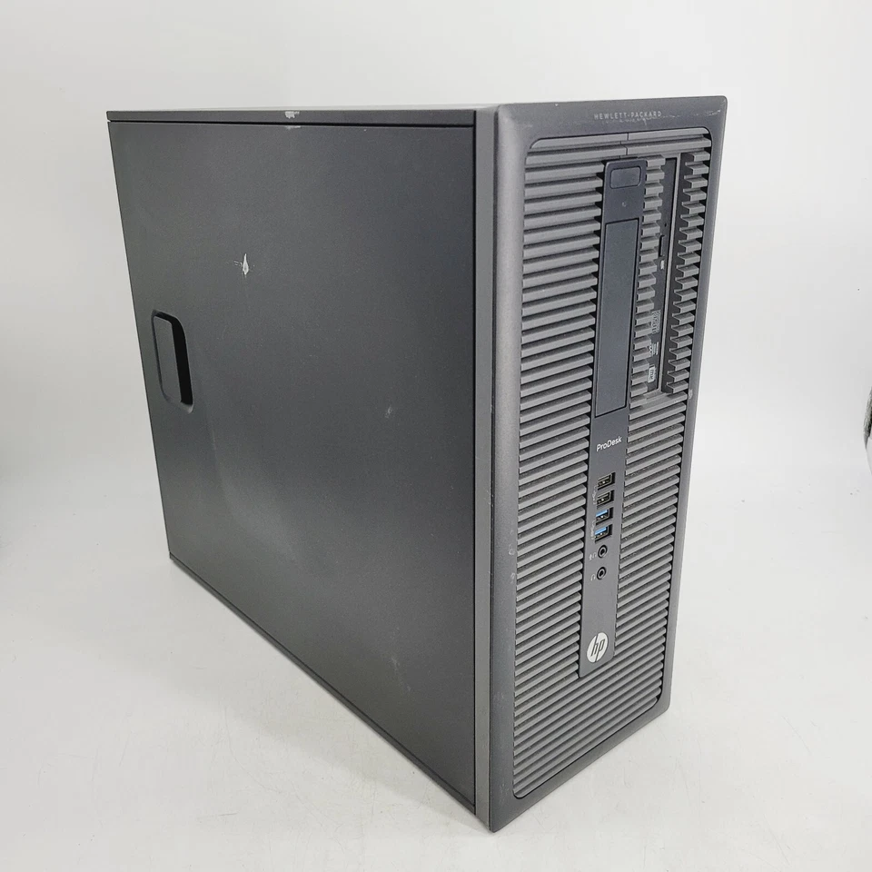 HP ProDesk 600 G1 TWR i5-4370 3.2GHz 8GB RAM 256GB SSD Windows 10 / Tower Only - Image 1 of 4
