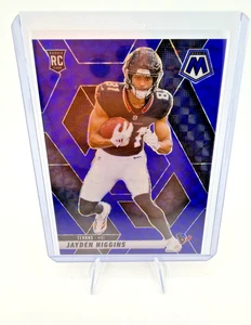 2025 Mosaic Football - Blue Prizm #346 RC Jayden Higgins SP #32/99 🔥 Texans - Picture 1 of 2