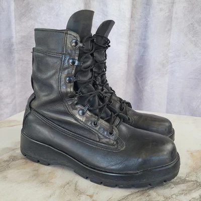 Belleville 360ST Steel Toe Combat Boots Vibram Sole Black Size 8 M USA - Image 1 of 4