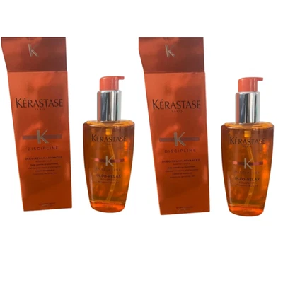 Kerastase Oleo-Relax Juego de Aceite Suavizante Profesional para Cabello - 100 ml (Paquete de 2) Foto 1 de 4