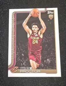 Tarjeta base RC 2025-26 Topps Baloncesto #250 Tyrese Proctor - Imagen 1 de 1
