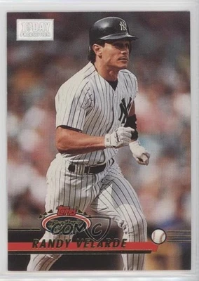 1993 Topps Stadium Club 1st Day Issue Randy Velarde #32 - Image 1 of 2