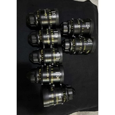 DZO Film Vespid Prime cine 7 x lens set with case PL Mount, Used - Image 1 of 3