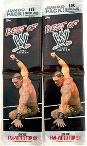 2013 TOPPS BEST OF WWE WRESTLING JUMBO PACKS ( 2 PKS ) - Picture 1 of 1