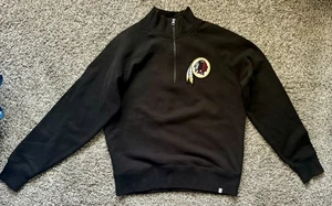 Washington Redskins 1/4 Zip Pullover Men Large 47 Brand NFL - Picture 1 of 6