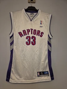 Reebok Toronto Raptors Antonio Davis 33 Basketball Jersey White Small - Picture 1 of 8