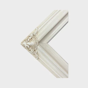 16 X 20 In Stock-Classic compo Ornate wood frame, IVORY STAIN, hand painted - Picture 1 of 11