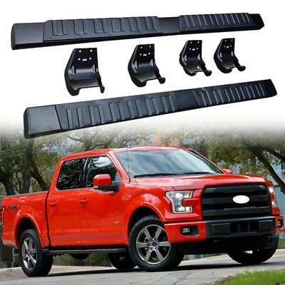 Barras Nerf pedal peldaños laterales estribo para Ford F-150 F-250 F-350 2009-2022 Foto 1 de 4