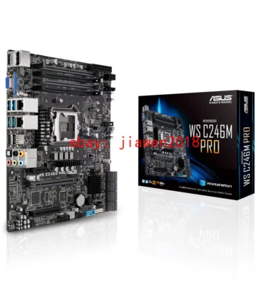 Asus WS C246M PRO Rack-Optimized Workstation, Intel C246, 1151, Micro ATX, VGA, - Image 1 of 4