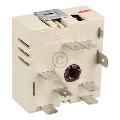 EGO ELEKTRO Kochplattenschalter EGO 50.55021.100 ZWEIKREIS für Kochfeld Herd