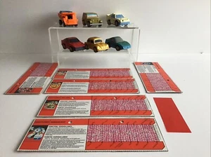 VINTAGE TRANSFORMERS G1 TAKARA/HASBRO 1985 THROTTLEBOTS SET OF 6 GOLDBUG/CHASE - Picture 1 of 24