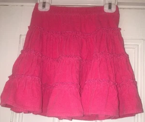 HANNA ANDERSSON Pink Tiered Corduroy Skirt Sz 100 US 4 - Picture 1 of 2