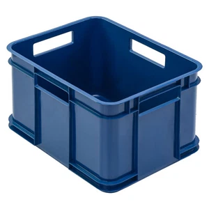 Euro Stapelbox Bruno Eco Blau Stapelkasten 16L Transport Eurobehälter 27x35x22 - Bild 1 von 5