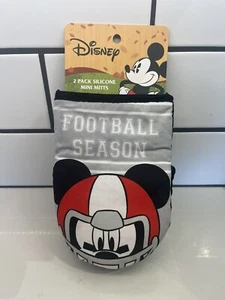 Disney Mickey Mouse Juego de 2 Mini Guantes Horno TEMPORADA DE FÚTBOL - Imagen 1 de 2