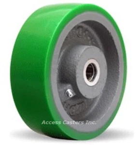 W-620-D-3/4 6" x 2" Duralast Polyurethane on Cast Iron Wheel, 1200 lbs Capacity - Picture 1 of 1