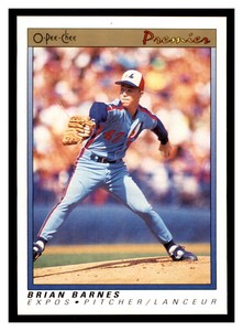 1991 O-Pee-Chee Premier #4 BRIAN BARNES  ~E9G