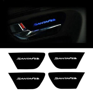 LED Inside Door Catch Plate Kit Blue 4p For 2013 2015 Hyundai Santa Fe SPORT DM - Picture 1 of 6