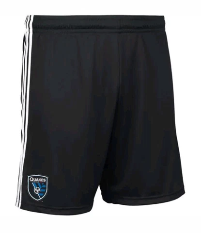 Adidas San Jose Earthquakes Black 2016/17 Replica Soccer Shorts NWT Men's M Cover