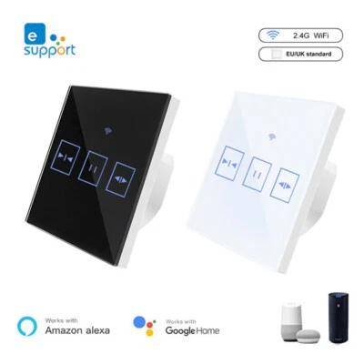 eWelink WiFi Smart Touch Light Dimmer Switch Curtain Switch APP Control Fr Alexa - Image 1 of 4