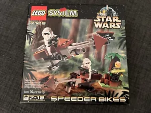 LEGO system 7128 Star Wars SPEEDER BIKES 1999 retired sealed in box rare New - Picture 1 of 6