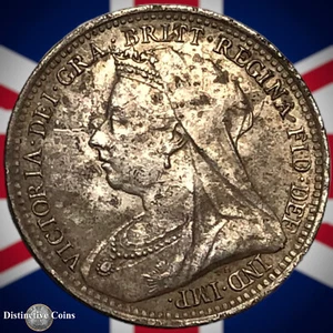 Great Britain 1893 Three Pence GB2019 - Picture 1 of 2