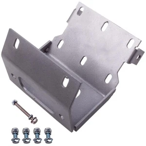 Steel Winch Mount Plate For Honda Foreman Rancher TRX420 TRX500 - Picture 1 of 12